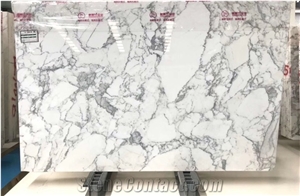  white marble kitchen floor tile arabescato wall slab